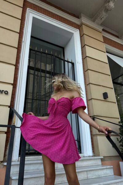 Suknelė su raišteliu nugaroje RUŽAVA