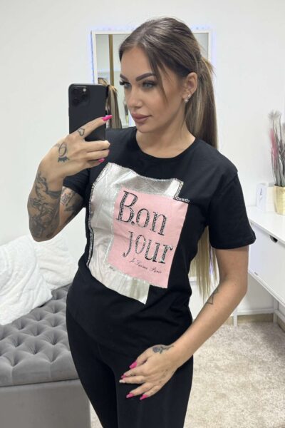 Blizganti palaidinė "Bon Jour"
