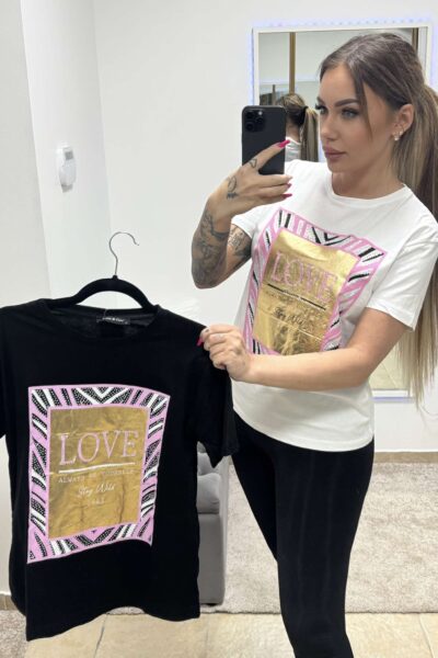 Blizganti palaidinė "Love"