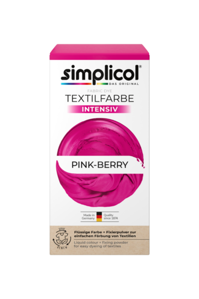 Simplicol skysti dažai audiniams, pink berry
