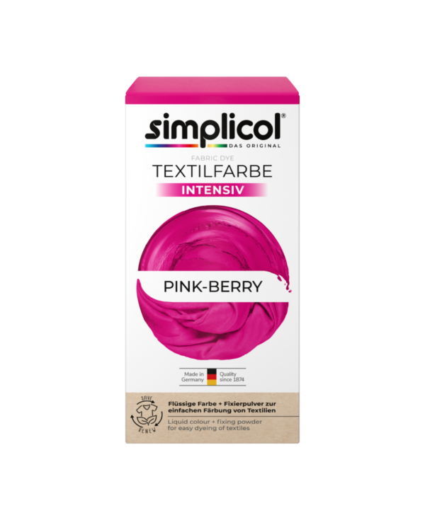 Simplicol skysti dažai audiniams, pink berry
