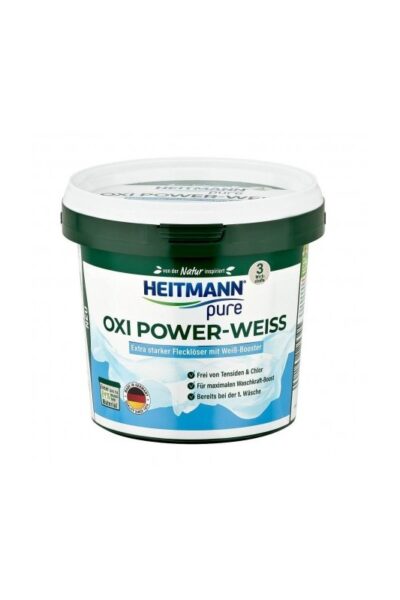 Dėmių išėmėjas baltiems audiniams HEITMANN Oxi Power Weiss
