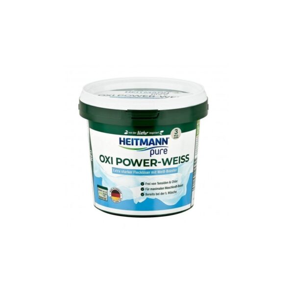 Dėmių išėmėjas baltiems audiniams HEITMANN Oxi Power Weiss