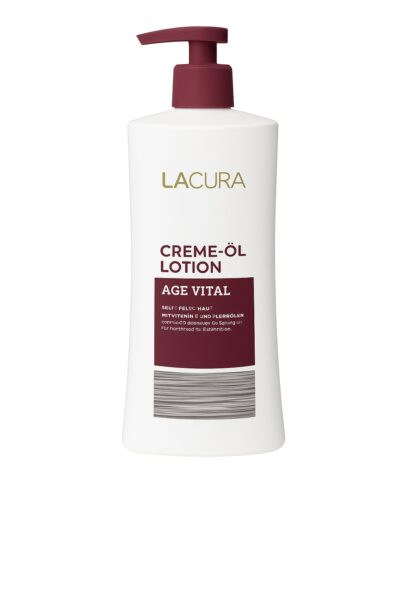 Kūno priežiūros losjonas/aliejus su vitaminu E, LACURA AGE VITAL
