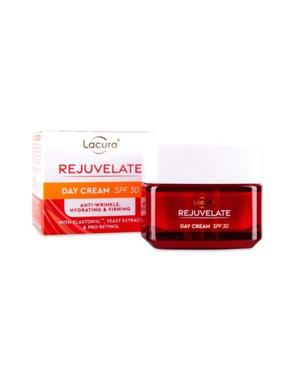 Dieninis veido kremas su SPF 30, Lacura Rejuvelate