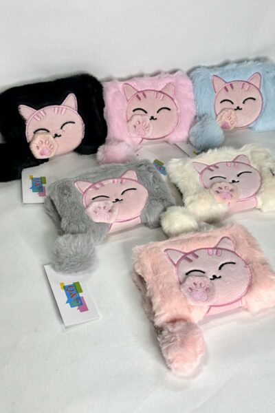 Pliušinės piniginės "Katinėlis"