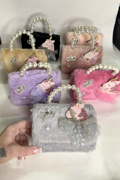 Pliušiniai rankinukai "Perlai"