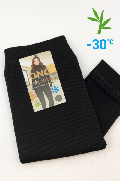 Šiltos tamprės su bambuku su linijom