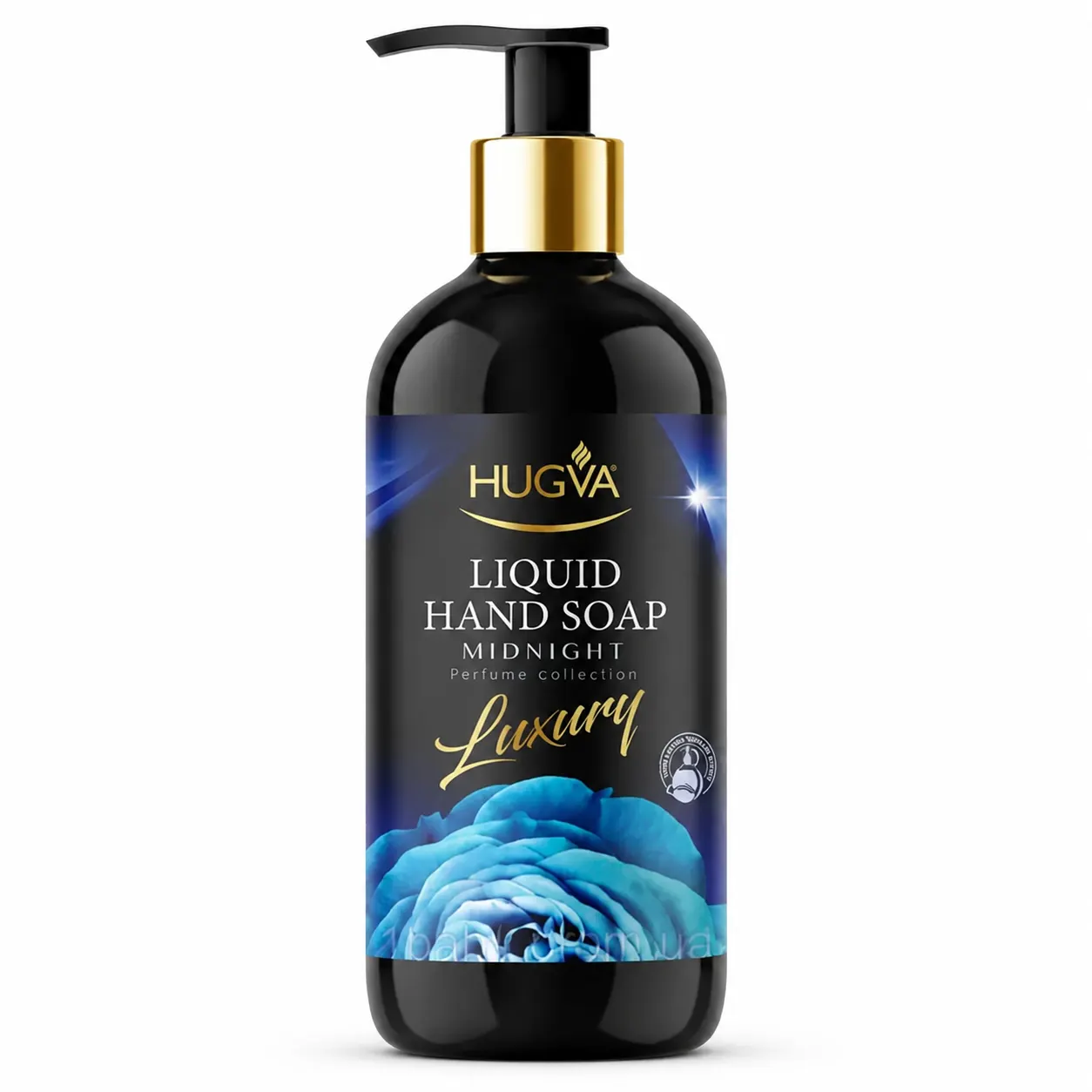 HUGVA Luxury rankų muilas MIDNIGHT, 500ml