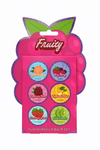„Fruity“ lūpų balzamų rinkinys – 6 vnt.