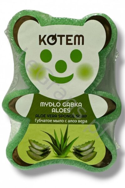 Kempinės muilas „Aloe Vera“ – meškiuko formos