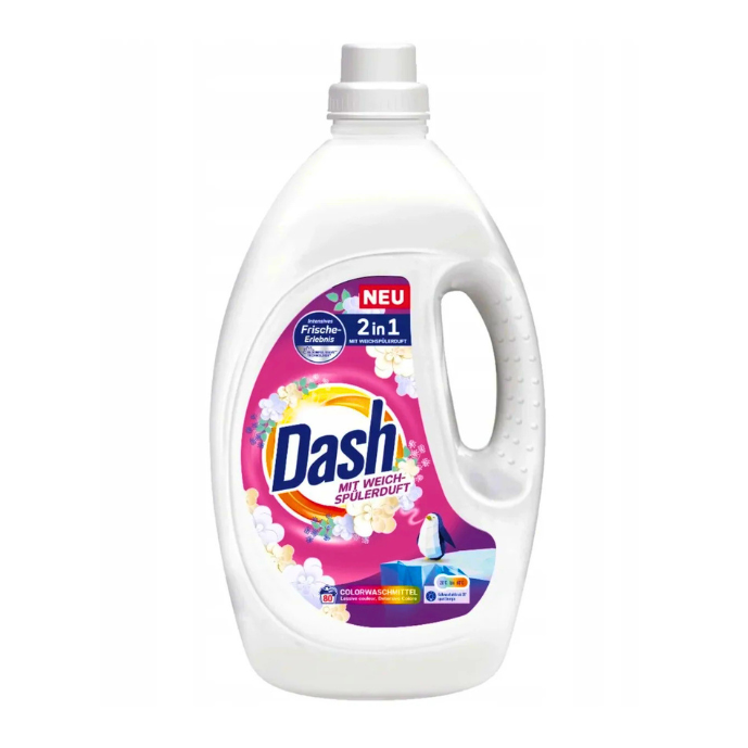 „Dash" 2in1 skalbiklis su audinių minkštikliu, 3.6ltr