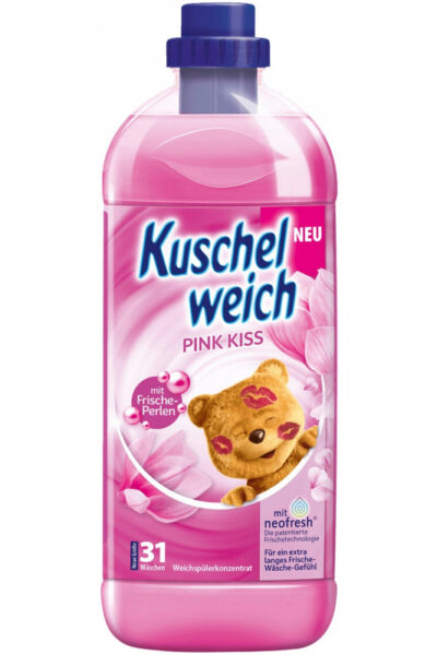 Audinių minkštiklis/koncentratas KUSCHELWEICH "Pink kiss", 1 ltr