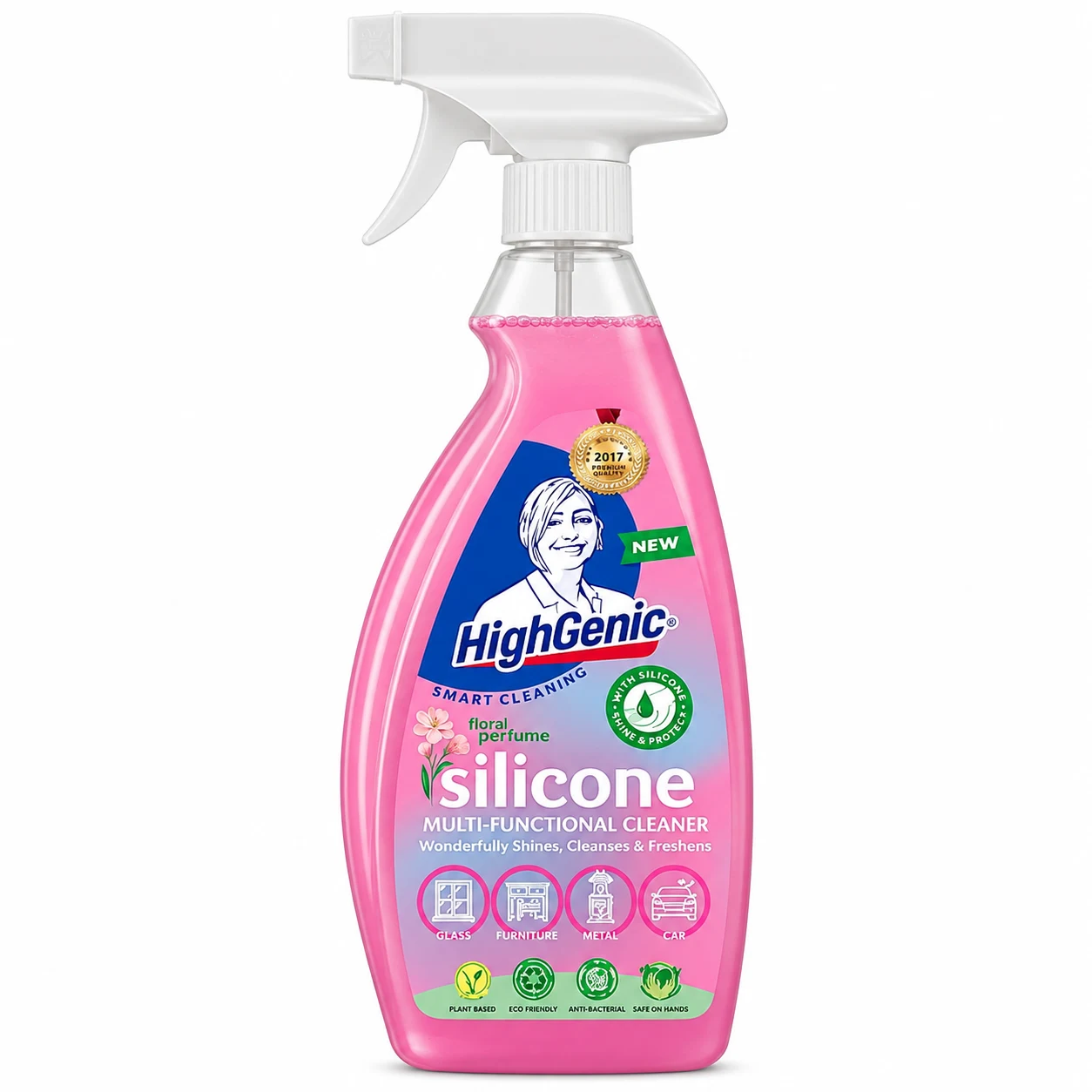 HighGenic silikoninis daugiafunkcis valiklis,gėlių kvapo 750 ml - Image 2