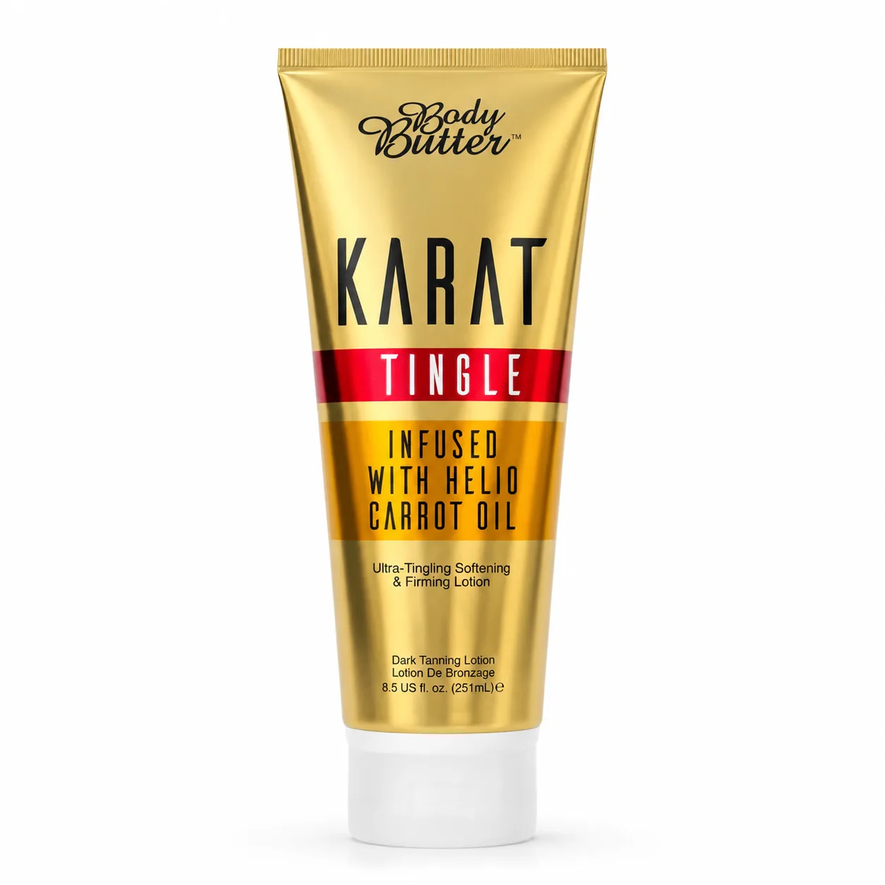 Body Butter „Karat Tingle“ šildantis įdegio kremas, 251ml