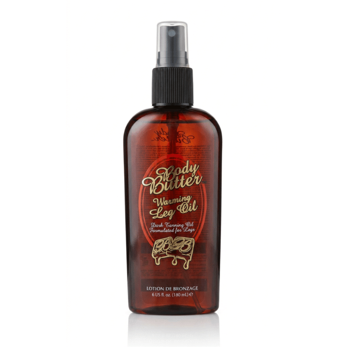 Body Butter Warming Leg Oil – šildantis įdegio aliejus kojoms, 180ml