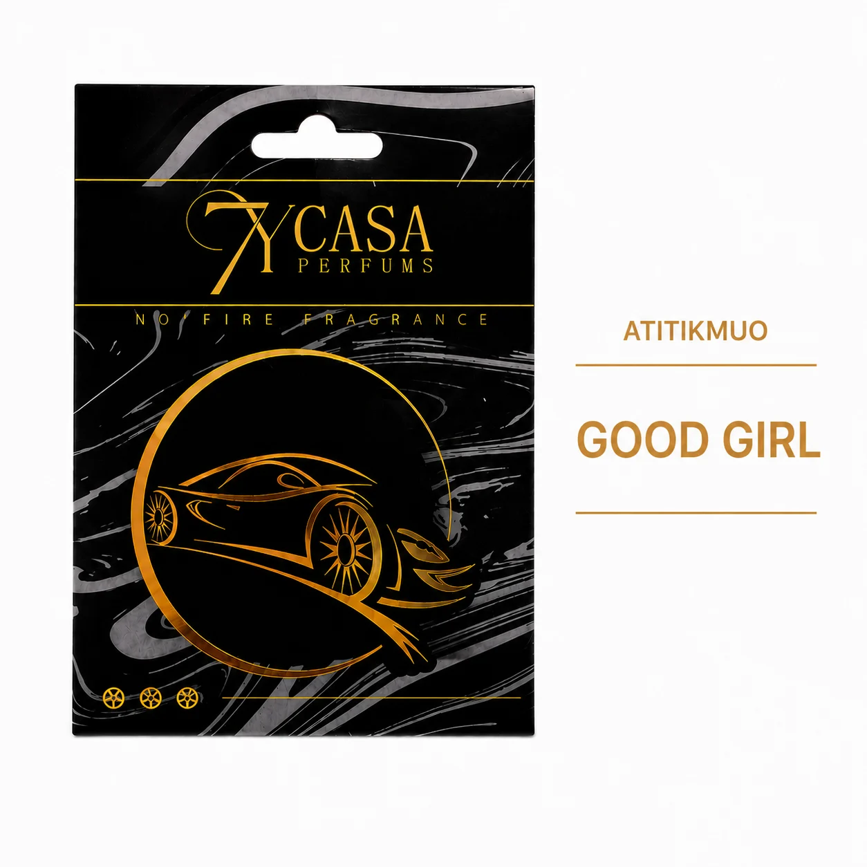 „7YCASA“ automobilio kvapukas – įkvėptas Good Girl aromato