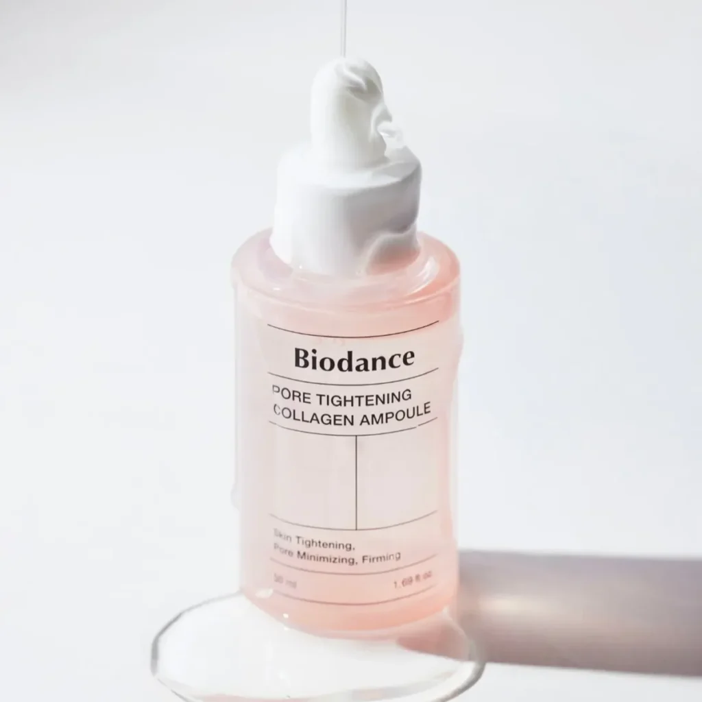 „BIODANCE Pore Tightening Collagen Ampoule“ poras sutraukianti kolageno ampulė, 30ml - Image 4