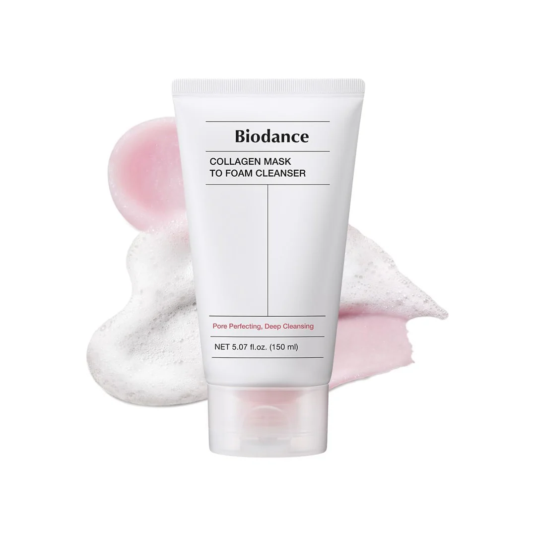 „BIODANCE Collagen Mask To Foam Cleanser“ veido prausiklis ir kaukė 2in1, 150ml