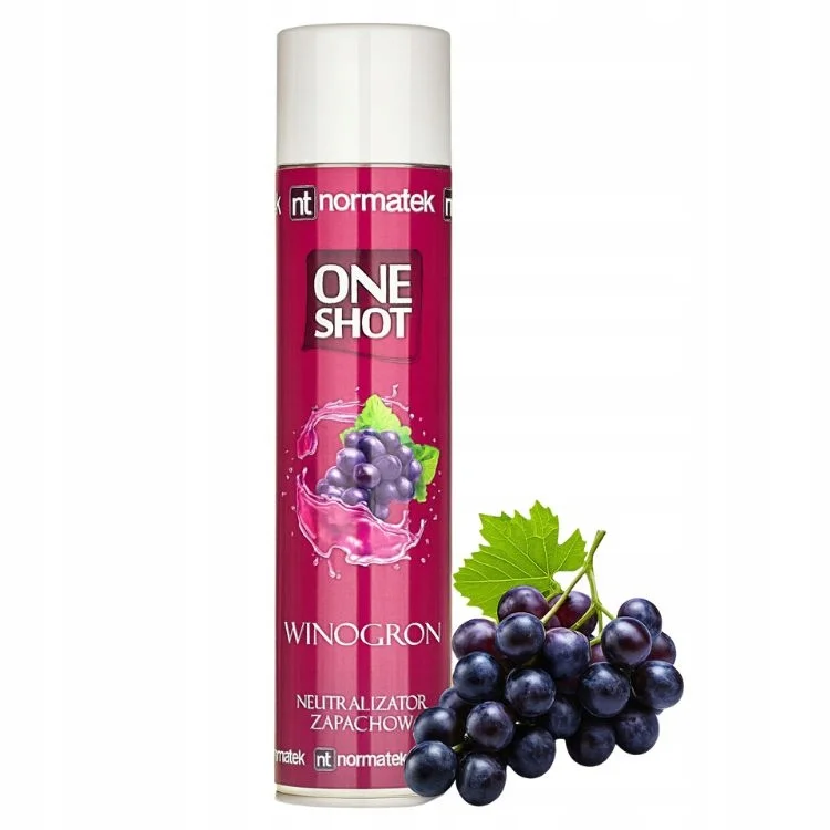 „One shot“ VYNUOGIŲ labai koncentruotas oro gaiviklis, kvapų neutralizatorius, 600ml
