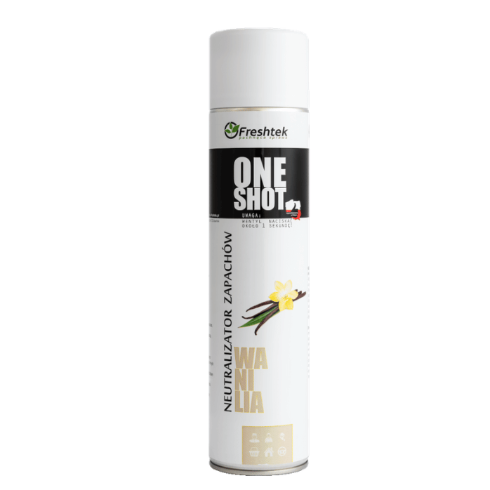 „One shot“ VANILINIS labai koncentruotas oro gaiviklis, kvapų neutralizatorius, 600ml