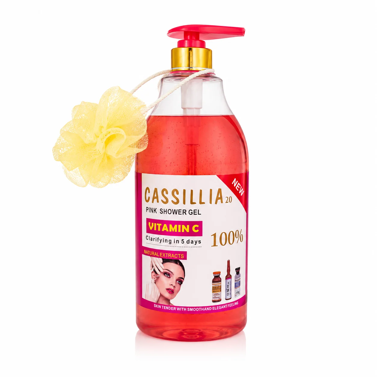 „Cassillia Vitamin C“ dušo želė su kempinėle, 1900 ml