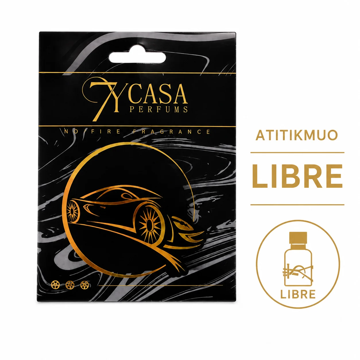 „7YCASA Perfums“ automobilio kvapukas - įkvėptas Libre aromato