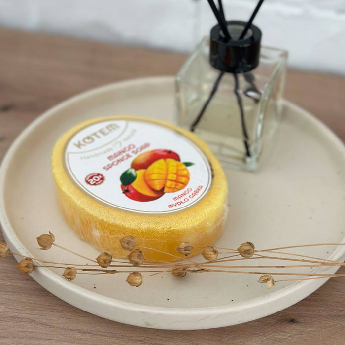 „Kotem“ MANGO kempinės muilas , 125gr - Image 3